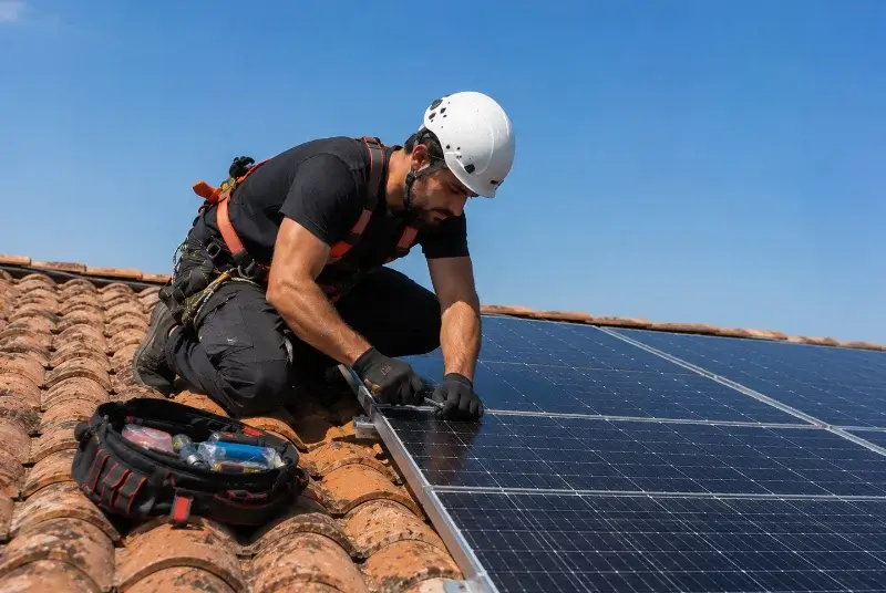 Maintenance et monitoring de panneaux solaires à Vouillé