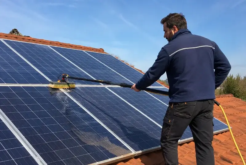 Nettoyage et entretien de panneaux solaires à Vouillé
